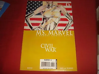Buy MS. MARVEL #6 Civil War   Marvel Comics 2006  NM • 3.49£