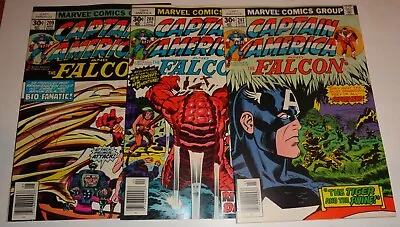 Buy Captain America & Falcon #207,208,209 Kirby Classics High Grade White Pages 1977 • 31.50£