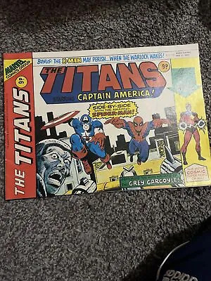Buy Marvel - The Titans No. 18 Feb 1976 UK Comic Xmen 78 Reprint Menace Of Merlin • 2£