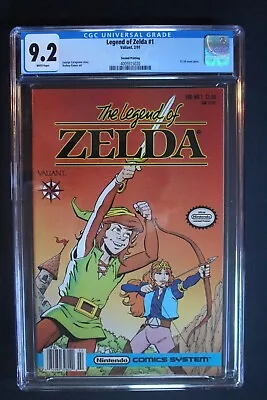 Buy Legend Of Zelda #1 Valiant Nintendo 1991 $1.50-c Comics 2nd Print MOVIE CGC 9.2 • 157.33£