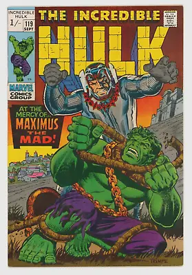 Buy Incredible Hulk #119 VFN 8.0 Versus Maximus The Mad • 49.95£