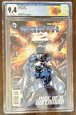Buy Earth 2 #25 Cgc 9.4 1st Cover Appearance Of Val-zod Andy Kubert Cover Art • 59.96£