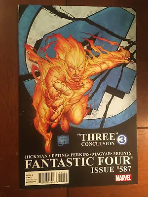 Buy Fantastic Four # 587 Vf- 2nd Print Variant Marvel Comics Joe Quesada • 6.32£