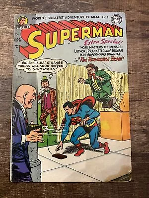 Buy Superman #88 Raw VG DC Comics 1954 • 316.24£