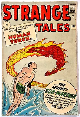 Buy Strange Tales 107 Marvel Silver Age 1963 1st Modern App Namor The Sub-Mariner • 520£