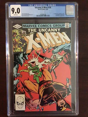 Buy CGC 9.0 Uncanny X-Men 158 Wolverine 1st Rogue In Title White Pages • 40.21£
