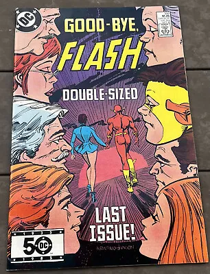 Buy DC GOOD BYE FLASH #350 1985 NEAR MINT 50th Double Sized Authentic 🔥 • 35.62£