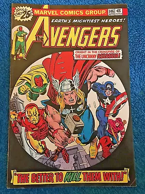 Buy Free P & P; Avengers #146, Apr 1976:  The Assassin Never Fails!  • 9.99£
