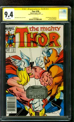 Buy Thor 338 CGC SS 9.4 Walter Simonson 2nd Beta Ray Bill Newsstand Ed 126 Homage • 157.98£
