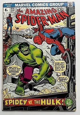 Buy Amazing Spiderman #119 Classic Spider-man Hulk Battle MCU Marvel • 59.99£