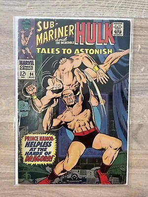 Buy Marvel Comics Sub-Mariner And The Incredible Hulk #94 1967 Silver Age • 19.99£