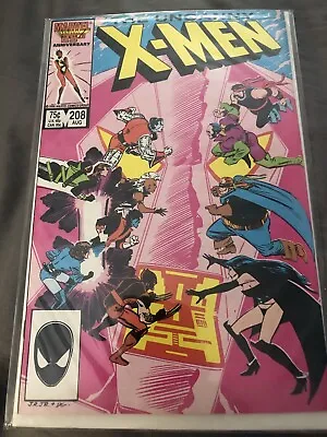 Buy Uncanny X-Men #208 (Marvel Comics 1986) 1st Mention Of Omega Power Class Mutants • 3.18£