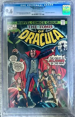 Buy Tomb Of Dracula #7 CGC 9.6 Comic Book • 603.64£