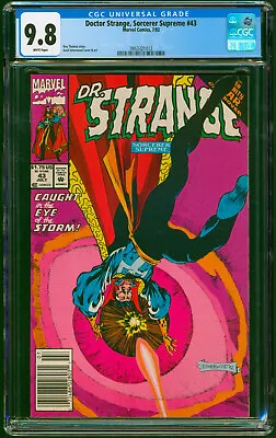 Buy DOCTOR STRANGE SORCERER SUPREME #43 1992 Marvel CGC 9.8 Newsstand Infinity War • 102.46£