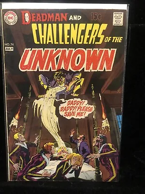 Buy Challengers Of The Unknown #74 (1970 )DC Deadman App . Neal Adams Cover • 24.13£