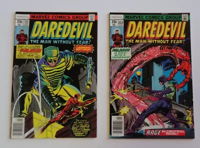 Buy Daredevil (Pair) #150 & #152 1ST APPEARANCE OF PALADIN Key Issue • 71.15£