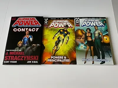 Buy Supreme Power Vol 1 2 3 TPB/HC Graphic Novel Lot Marvel MAX Comics Contact+ • 17.39£