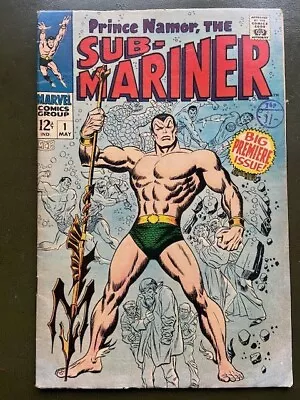 Buy PRINCE NAMOR THE SUB-MARINER, Issue 1, SILVER AGE MARVEL COMICS, MAY 1968 • 200£