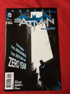 Buy BATMAN ANNUAL #2 New 52 Snyder DC Sep 2013 • 15£