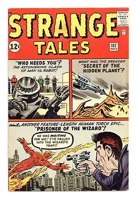 Buy Strange Tales #102 FN- 5.5 1962 • 222.58£