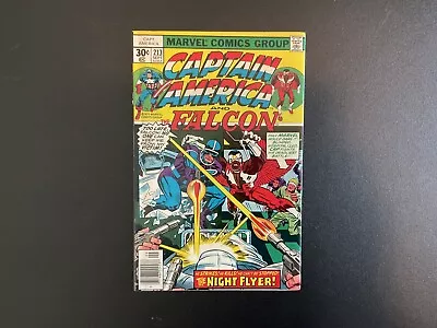 Buy Captain America #213 1st Appearance Of Night Flyer (Marvel Comics 1977) 🔑 • 5.73£