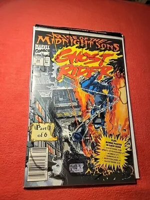 Buy GHOST RIDER 28 Newsstand 1992 MARVEL COMICS MIDNIGHT SONS First Lilith  • 11.80£