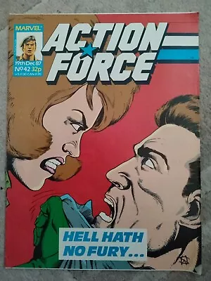 Buy Marvel Comics: Action Force Issue 42; 19 December 1987; Single Issue • 6£