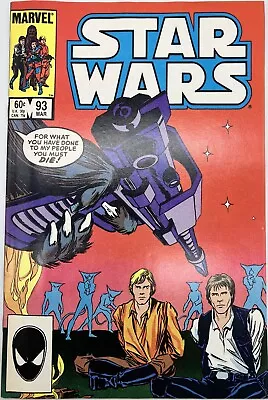 Buy Star Wars Comics (Series) ~ Vol 1 #93 ~ Marvel Comics (Mar 1985) • 6.39£