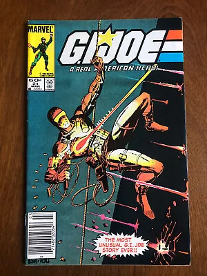 Buy G.i. Joe A Real American Hero #21 Marvel Newsstand Edition Excellent Condition • 1,190.81£
