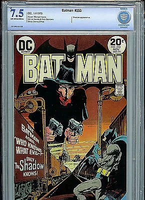 Buy Batman #253 CBCS Graded 7.5 Check 1973 Kaluta Cover  B5 • 118.58£
