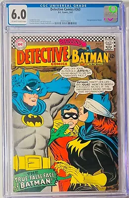Buy 1967 Detective Comics 363 CGC 6.0  2nd Appearance Batgirl • 146.26£