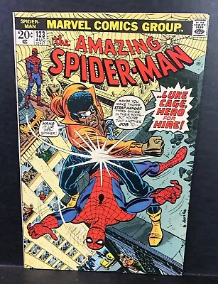 Buy Amazing Spider-Man # 123 Luke Cage Appearance, Gwen Stacey’s Funeral VF • 71.95£