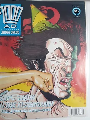 Buy 2000AD #759 Prog Comic - Nice VFN+ Clean - 30 Nov 1991 Featuring Judge Dredd • 0.99£