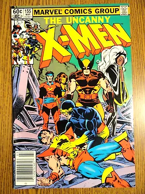 Buy Uncanny X-men #155 Claremont Newsstand Key FVF Wolverine 1st Brood Marvel MCU • 24.36£