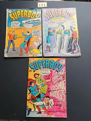 Buy SUPERBOY  # 122 + 123 + 153   DC COMICS  1965 / 69  X 3  CENTS ISSUES • 11.99£