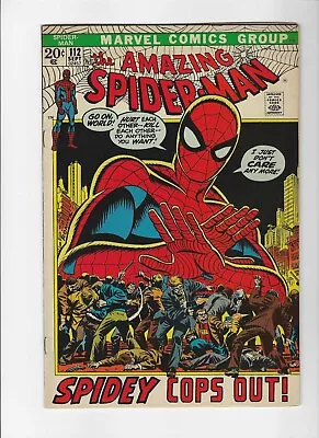 Buy Amazing Spider-Man #112 Partial Origin Of Peter Parker 1963 Series Marvel • 32.01£