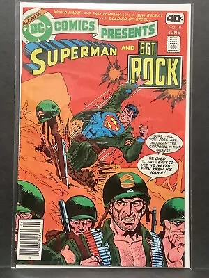 Buy DC Comics Presents - #10 - Sgt Rock - DC Comics - 1979 - F/VF • 9.49£