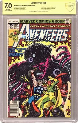 Buy Avengers #175 CBCS 7.0 Newsstand SS Jim Shooter 1978 23-211DCD8-015 • 67.96£