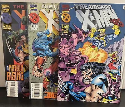 Buy 3 Uncanny X-Men Comics. Nov 95 And Issues 322 & 323. (JC1) • 9£