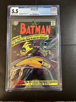 Buy Batman #188 Robin Boy Wonder Key Issue! Eraser 1st Appearance 1966 DC Comics • 123.12£
