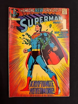 Buy Dc Comics Superman #233 Comic Book Iconic Neal Adams Cover Kryptonite Nevermore • 120.52£