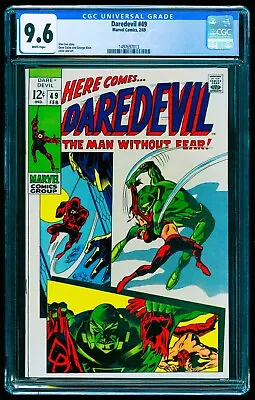 Buy DAREDEVIL 49 CGC 9.6 WP 1st STARR SAXON 2/69 💎 2nd HIGHEST & NICE AS THE 15 9.8 • 391.94£