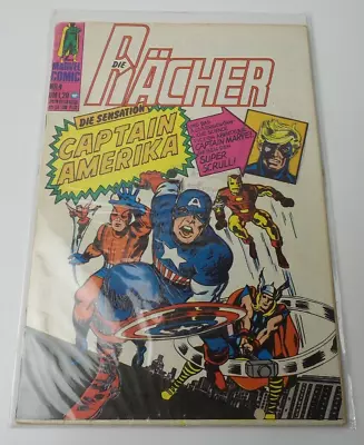 Buy Avengers #4 1st Captain America German Edition 1974 Comic Book • 135.32£