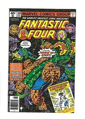 Buy Fantastic Four #209 1st HERBIE The Robot, 7.5 VF-, 1979 Marvel • 32.09£