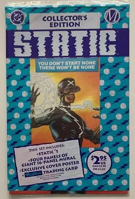 Buy Static Milestone #1 KEY Issue. Polybagged Still Sealed (DC 1993) NM Condition • 125£