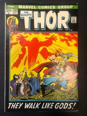 Buy The Mighty Thor #203 Marvel Comic 1972 1st Appearance Young Gods NICE CONDTION! • 15.85£