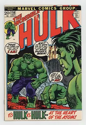 Buy Incredible Hulk #156 VG+ 4.5 1972 • 38.65£