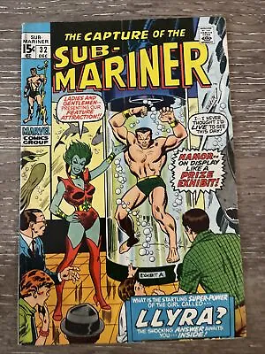 Buy SUB-MARINER #32 (Marvel 1970) 1st Appearance Of Llyra! • 15.98£