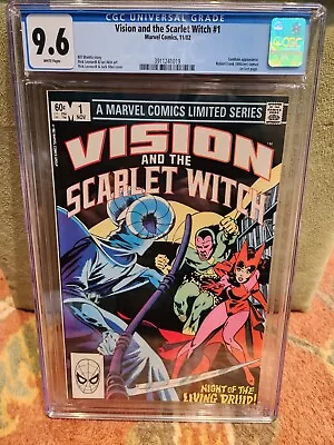 Buy Vision And The Scarlet Witch #1 CGC 9.6 (11/1982) Marvel Comics Wandavision TV • 44.18£