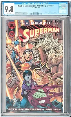 Buy Death Of Superman 30th Anniversary Special #1 2022 Gradato Cgc 9.8 Dc Comics USA • 118.98£